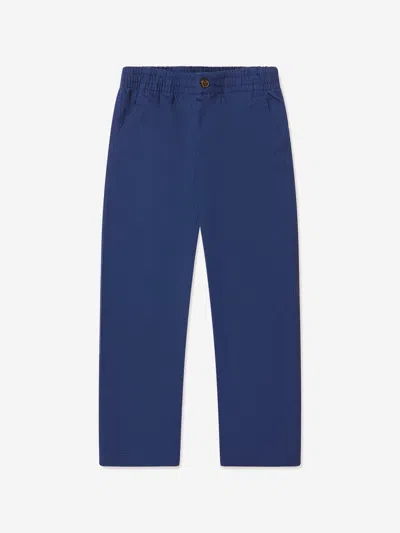 Ralph Lauren Kids' Boys Chino Trousers In Blue