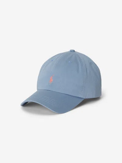 Ralph Lauren Kids'  Boys Chino Twill Classic Sports Cap In Blue