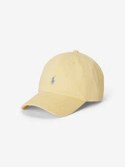Ralph Lauren Kids'  Boys Chino Twill Classic Sports Cap In Brown