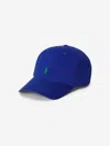 Ralph Lauren Boys Chino Twill Logo Cap In Blue