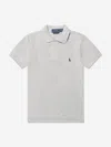 Polo Ralph Lauren Boys Custom Fit Polo Shirt In Grey