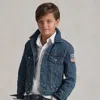 Ralph Lauren Kids' Boys' Denim Trucker Jacket In Blue