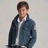 Polo Ralph Lauren Kids' Boys' Denim Trucker Jacket In Blue