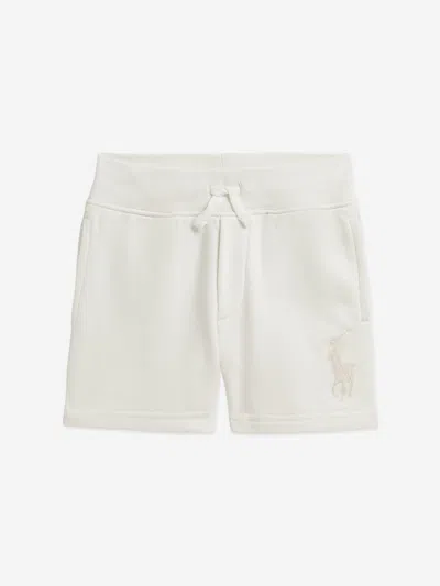 Ralph Lauren Kids'  Boys French Terry Shorts In White