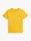 Ralph Lauren Boys Jersey Logo T-shirt In Transparent