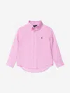 RALPH LAUREN BOYS LINEN LOGO SHIRT