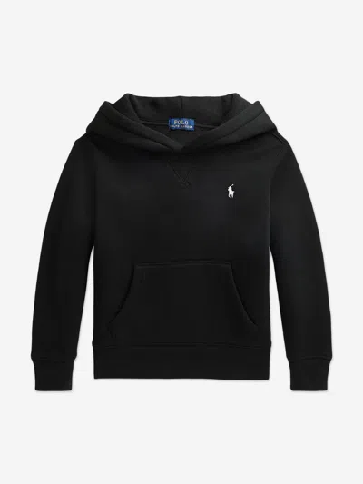 Ralph Lauren Kids'  Boys Logo Hoodie In Black