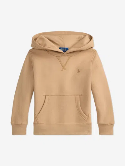Ralph Lauren Kids'  Boys Logo Hoodie In Brown