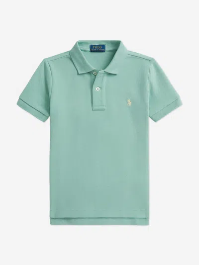 Ralph Lauren Kids'  Boys Logo Polo Shirt In Green
