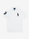Ralph Lauren Boys Logo Polo Top In White