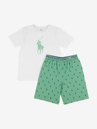 Ralph Lauren Kids'  Boys Logo Short Pyjama Set In Multi