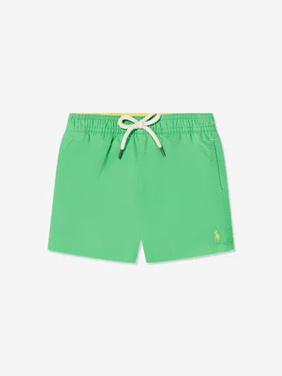 RALPH LAUREN BOYS LOGO SWIM SHORTS