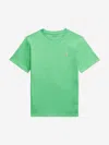 Ralph Lauren Boys Logo T-shirt In Green