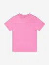 Ralph Lauren Boys Logo T-shirt In Pink