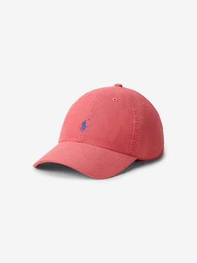 Ralph Lauren Kids'  Boys Oxford Woven Cap In Brown