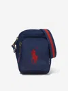 Polo Ralph Lauren Polo Pony-embroidered Shoulder Bag In Blue