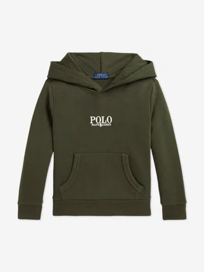 Ralph Lauren Kids'  Boys Polo Hoodie In Green