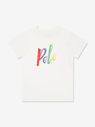 Ralph Lauren Kids' Boys Polo T-shirt In White