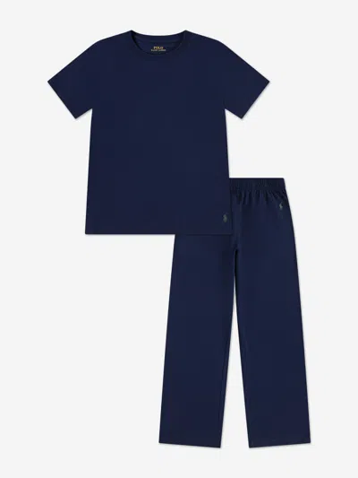 Ralph Lauren Kids'  Boys Pyjama Set In Blue