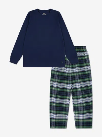 Ralph Lauren Kids'  Boys Pyjama Set In Blue