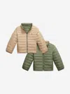 Ralph Lauren Boys Reversible Puffer Jacket In Multi