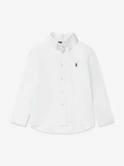 Polo Ralph Lauren Kids' Boys Sports Shirt In White