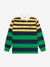 Polo Ralph Lauren Striped Cotton Polo Shirt In Multicoloured