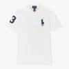Polo Ralph Lauren Toddler And Little Boys Big Pony Cotton Mesh Polo In White