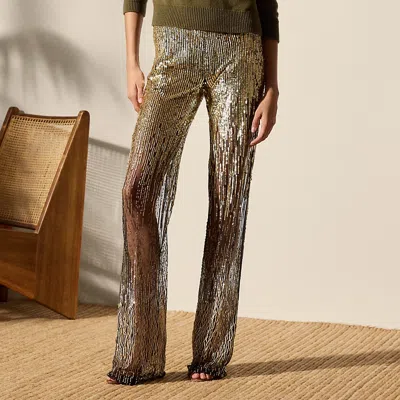 Polo Ralph Lauren Bradlee Embellished Tulle Pant In Black