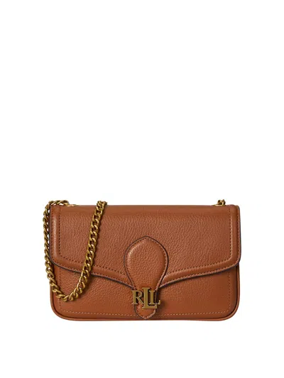 Ralph Lauren Bradley Wllt-wallet On A Chain-large In Brown