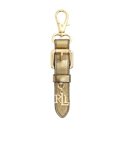 Ralph Lauren Brand Logo Keychain In Nude