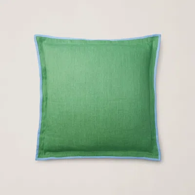 Ralph Lauren Branford Euro Sham In Bottle Green And Blue