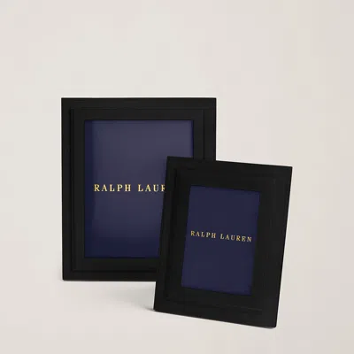 Ralph Lauren Brennan Leather Frame In Black