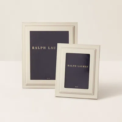 Ralph Lauren Brennan Leather Frame In Cream In White