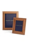 Ralph Lauren Brennan Leather Frame In Multi
