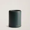 Ralph Lauren Brennan Leather Pencil Cup In Green