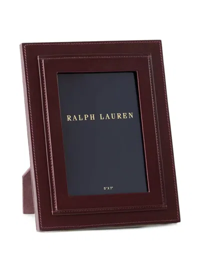 Ralph Lauren Brennan Leather Picture Frame In Purple