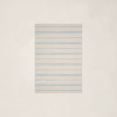 Ralph Lauren Brett Stripe Rug In Sky In Blue