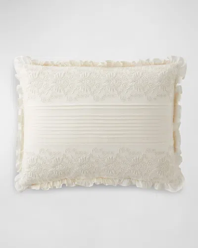 Polo Ralph Lauren Bridget Decorative Pillow, 15" X 20" In Cream