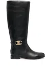Ralph Lauren Bridgette Boots Tall Boot In Black