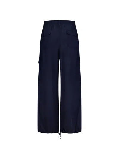 Ralph Lauren Briella Drawstring Trousers In Black