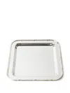 Ralph Lauren Brittingham Rectangular Tray (28cm X 28cm) In Silver