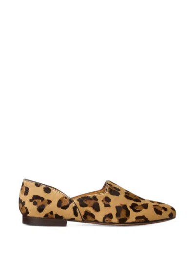 Ralph Lauren Bronwen Leopard-print Loafers In Neutral