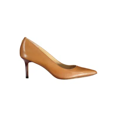 Ralph Lauren Lanette Leather Pumps Women In Light Brown