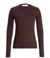 Polo Ralph Lauren Brown Long Sleeve Sweater With Classic Fit In Brown