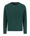 Shop Polo Ralph Lauren Brushed Sweater In Green