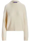Polo Ralph Lauren Brushed Sweater In Weiss