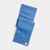 Ralph Lauren Brushed Wool Scarf In Blue