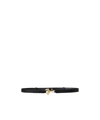 Ralph Lauren Buckle Belt In Black