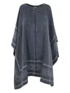 Ralph Lauren Buckle Graphic Coat In Gray